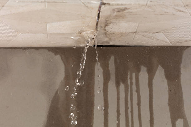 Professional Sewage Cleanup technician working in Great River, NY